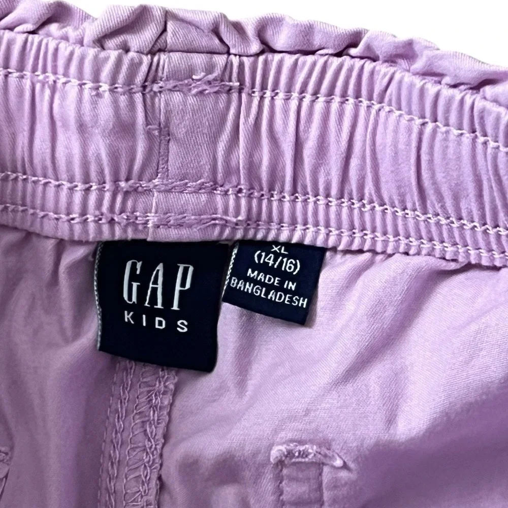 Gap Kids Girls Woven Shorts Sz‎ XL 14/16 Orchid Bloom Purple Lightweight Classic